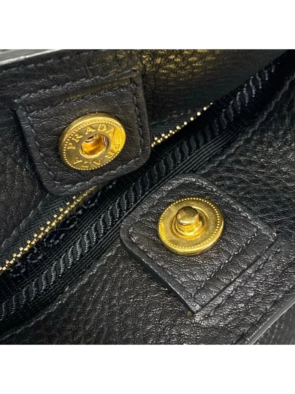 Prada Tote Black Leather